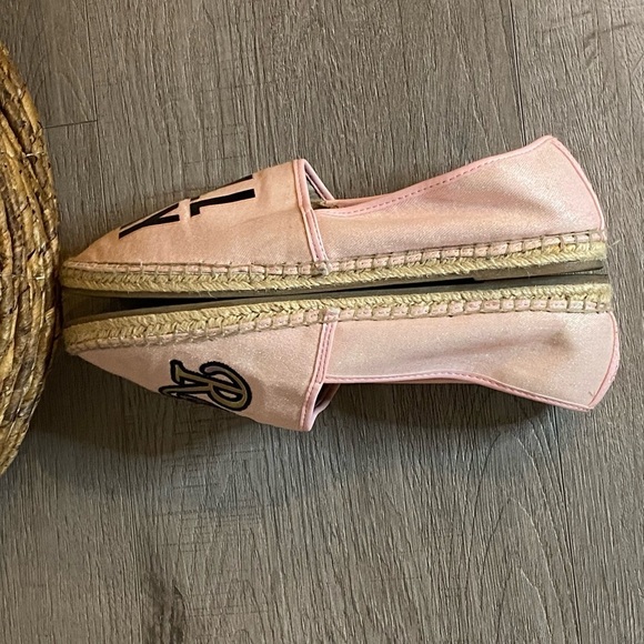 Pink shimmer Sam Edelman Rose All Day Espadrille, 9 1/2 - Picture 5 of 12